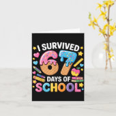 I Survived 67 Days Of School Teacher Student Ice C Karte (Gelbe Blume)