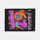 I Survived 67 Days Of School Teacher Student Six S Fleecedecke (Vorderseite (Horizontal))