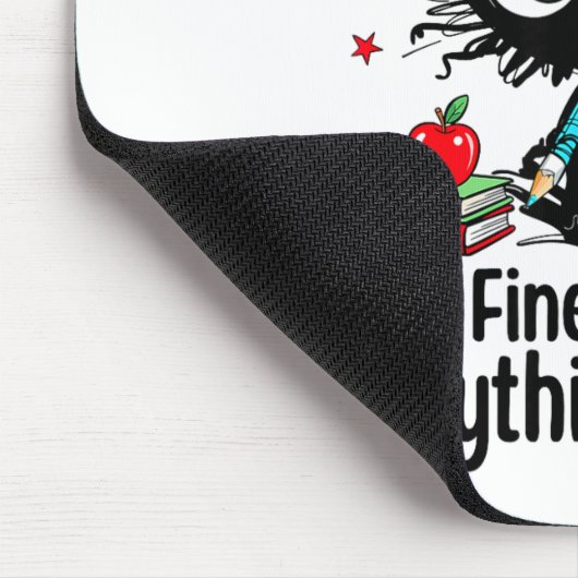 I Survived 67 Days Of School Teacher Students Cat  Mousepad (Ecke)