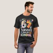 I Survived 67 Days Of School - Teachers Students A T-Shirt (Vorne ganz)