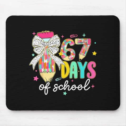 I Survived 67 Days Of School Teachers Students Fun Mousepad (Vorne)