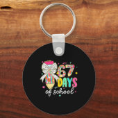 I Survived 67 Days Of School Teachers Students Fun Schlüsselanhänger (Vorderseite)