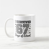 I Survived 67 Days Of School Teachers Students Kaffeetasse (Links)