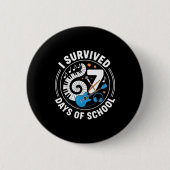 I Survived 67 Days Of School - Teachers Students M Button (Vorderseite)