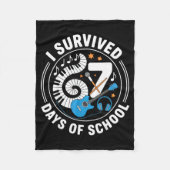 I Survived 67 Days Of School - Teachers Students M Fleecedecke (Vorderseite)