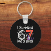 I Survived 67 Days Of School - Teachers Students M Schlüsselanhänger (Vorderseite)