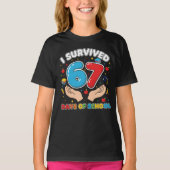 I Survived 67 Days of School Teachers Students T-S T-Shirt (Vorderseite)