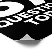 I Survived 67 Questions Today Funny Teacher Six Se Poster (Ecke)