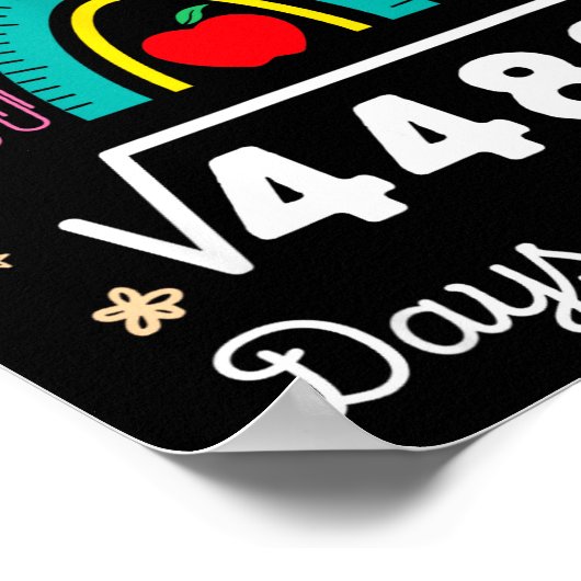 I Survived 67 Square Root Days Of School Funny Mem Poster (Ecke)