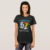 I Survived 67th Day Of School Six Seven Kids  T-Shirt (Vorne ganz)