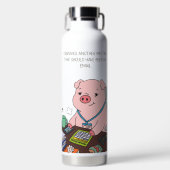 I Survived Another Meeting Trinkflasche (Vorderseite)