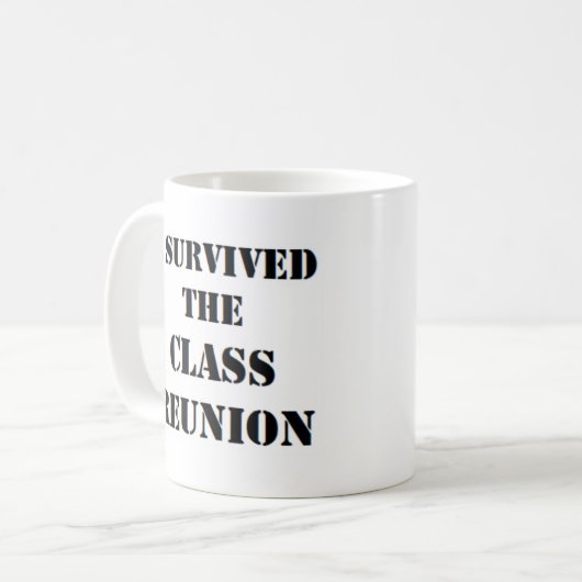 i survived class reunion kaffeetasse (Vorderseite Links)