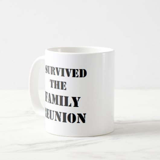 i survived family reunion kaffeetasse (Vorderseite Links)