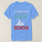 I Survived Her Passing Nursing School Graduation T-Shirt (Design vorne)