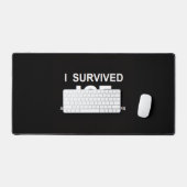 I Survived ICE  Schreibtischunterlage (Tastatur & Maus)