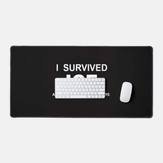 I Survived ICE Schreibtischunterlage (Tastatur & Maus)