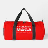 I Survived MAGA Duffle Bag (Rückseite)