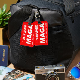 I Survived MAGA Gepäckanhänger