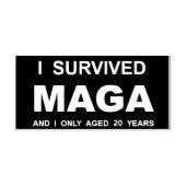 I Survived MAGA  Gummistempel (Prägung)