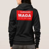 I Survived MAGA Hoodie (Rückseite)