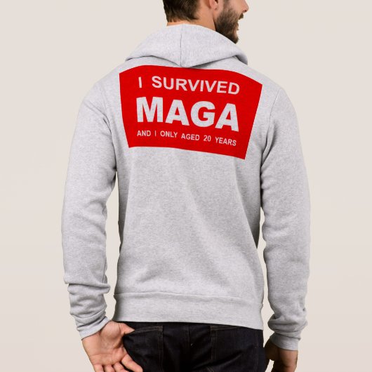 I Survived MAGA  Hoodie (Rückseite)