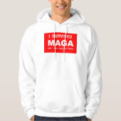 I Survived MAGA  Hoodie (Vorderseite)
