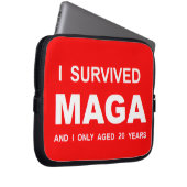 I Survived MAGA Laptopschutzhülle (Vorne Rechts)