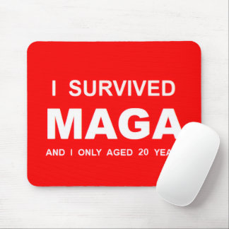 I Survived MAGA  Mousepad