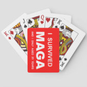 I Survived MAGA  Spielkarten (Rückseite)
