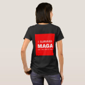 I Survived MAGA T-Shirt (Schwarz voll)