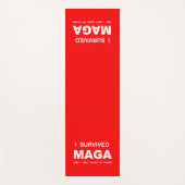 I Survived MAGA  Yogamatte (Vorderseite)