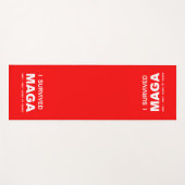 I Survived MAGA  Yogamatte (Vorderseite (Horizontal))