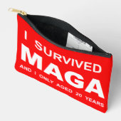 I Survived MAGA Zubehörtasche (Offen)
