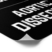 I Survived My Husbands Aortic Dissection  Poster (Ecke)