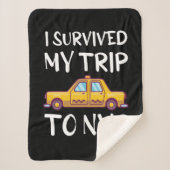 I Survived My Trip To NYC Sherpadecke (Vorderseite)