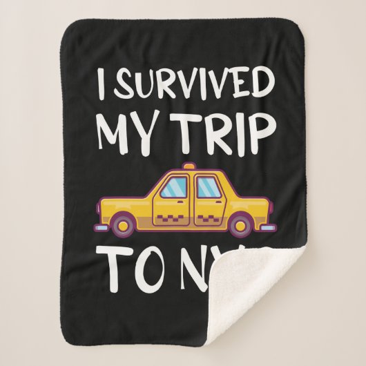 I Survived My Trip To NYC Sherpadecke (Vorderseite)