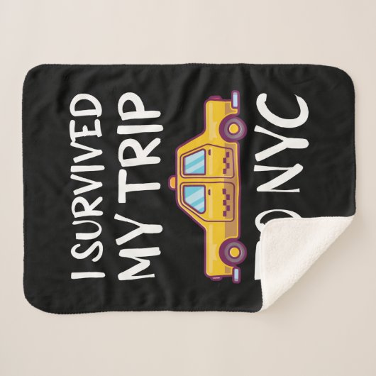 I Survived My Trip To NYC Sherpadecke (Vorderseite (Horizontal))
