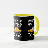 I Survived My Trip To NYC Tasse (VorderseiteRechts)