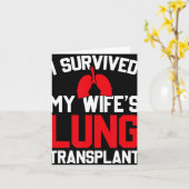 I Survived My Wife's Lung Transplant, New Lung Karte (Gelbe Blume)