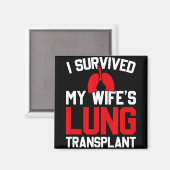 I Survived My Wife's Lung Transplant, New Lung Magnet (Vorderseite/Rückseite)