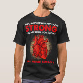 I Survived Open Heart Surgery Bypass Recovery Men T-Shirt (Vorderseite)