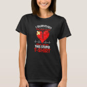 I Survived Open Heart Surgery Open Heart Surgery M T-Shirt (Vorderseite)