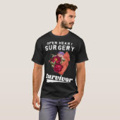 I Survived Open Heart Surgery Shirt Heart Attack (Vorne ganz)