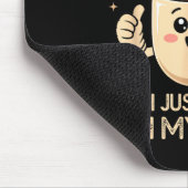 I Survived Shoulder Surgery Funny Coffee Lover Men Mousepad (Ecke)