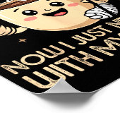 I Survived Shoulder Surgery Funny Coffee Lover Men Poster (Ecke)