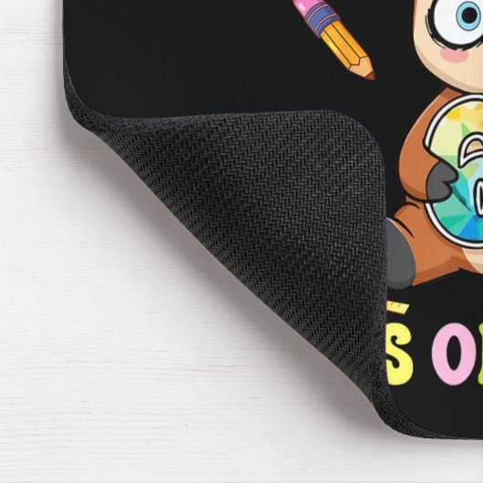 I Survived Six Seven Days Of School Cute Deer Stud Mousepad (Ecke)