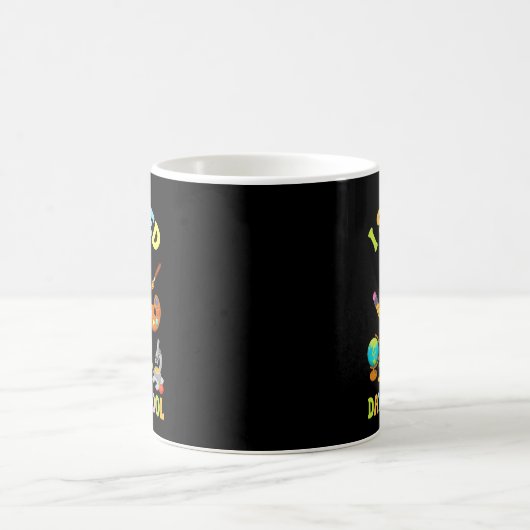 I Survived Six Seven Days Of School Cute Frog Stud Kaffeetasse (Mittel)