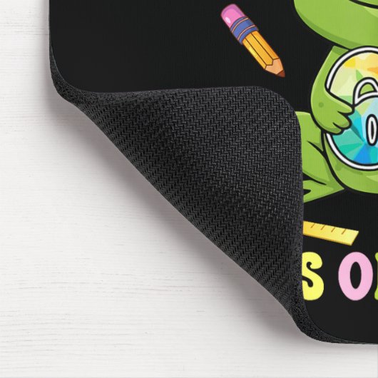 I Survived Six Seven Days Of School Cute Frog Stud Mousepad (Ecke)
