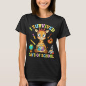 I Survived Six Seven Days Of School Cute Giraffe S T-Shirt (Vorderseite)