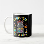 I Survived Six Seven Days Of School Cute Hip Stude Kaffeetasse (Links)